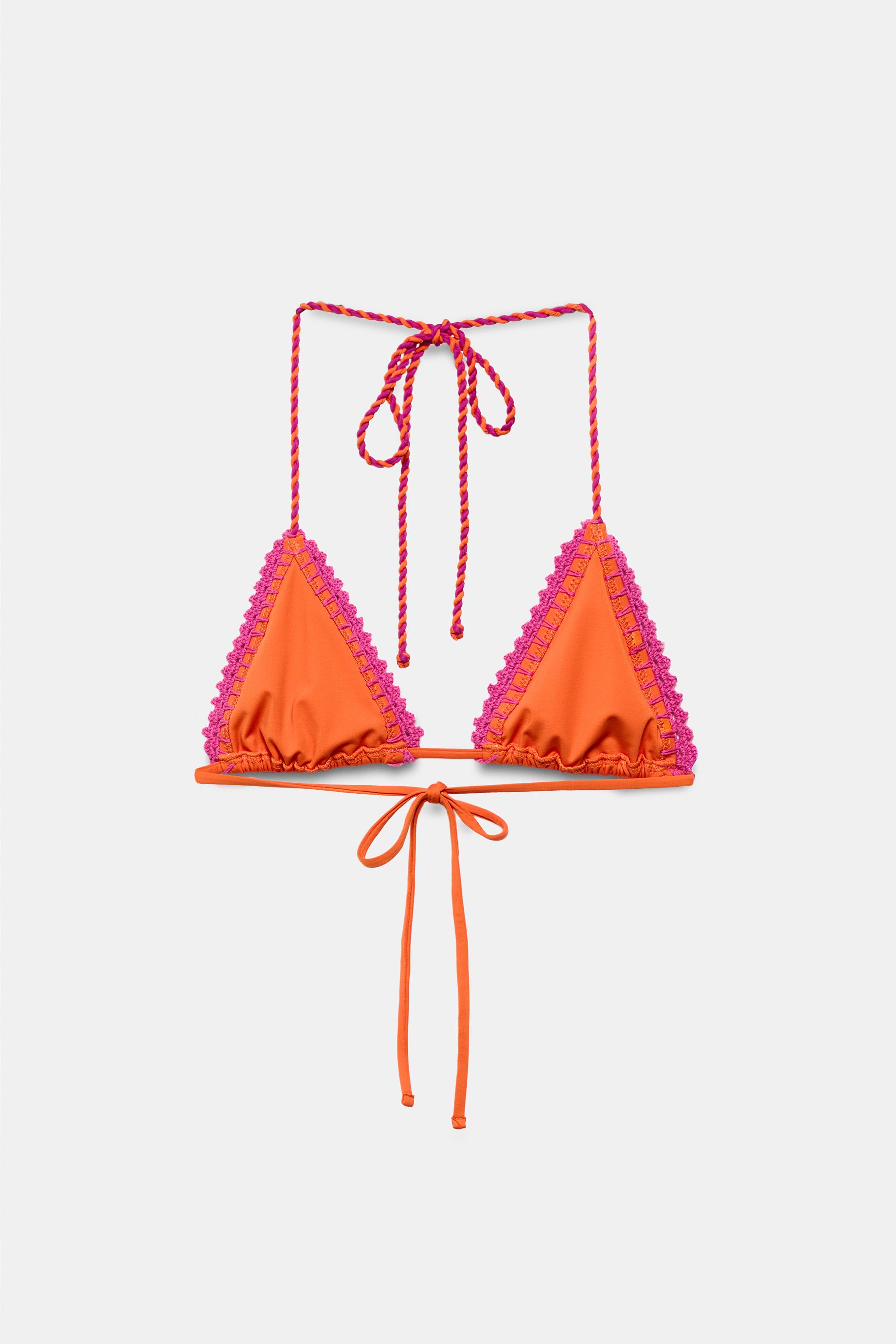 CROCHET TRIANGLE BIKINI TOP